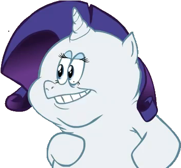 Rarity - Rarity Hotdiggedydemon (424x328), Png Download