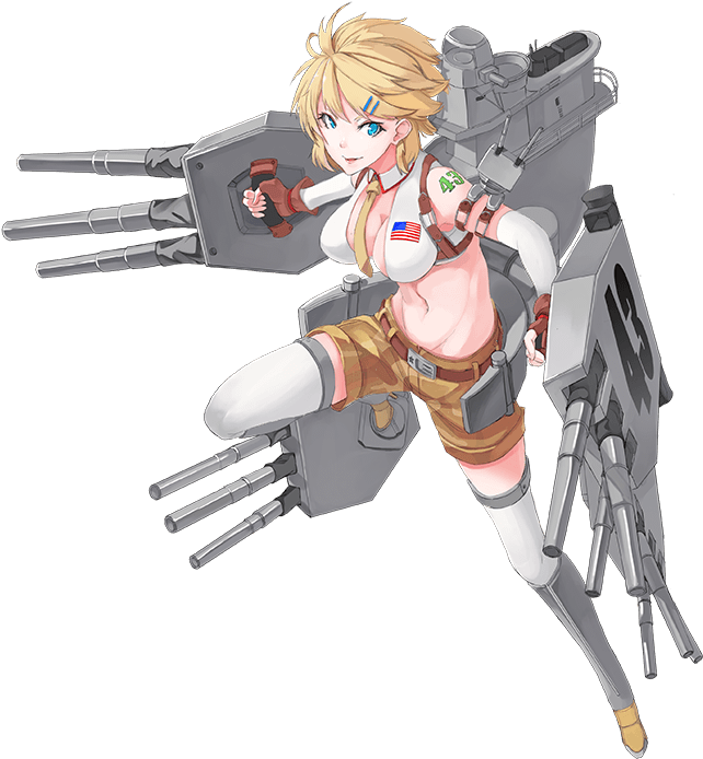Tennessee - Uss California Kantai Collection (1024x1024), Png Download