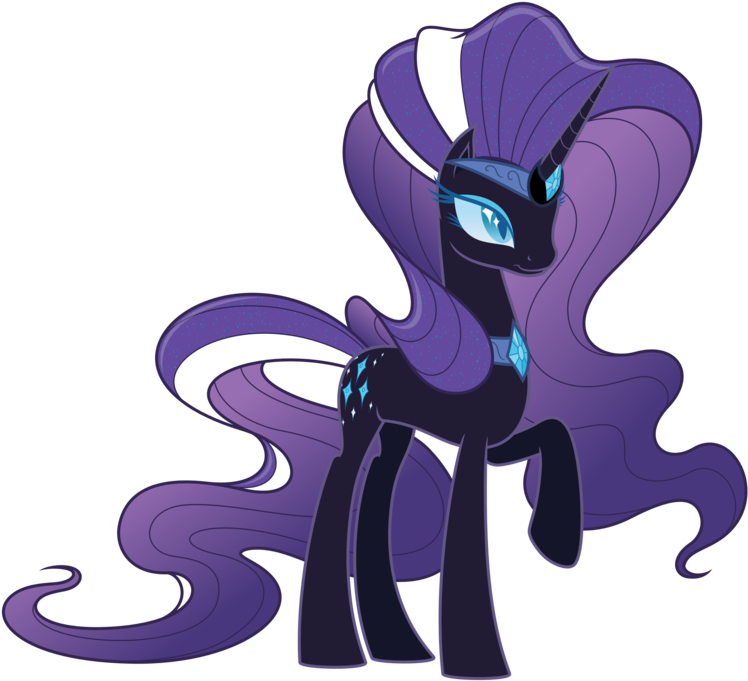 Nightmare Rarity - My Little Pony Midnight Rarity (757x690), Png Download