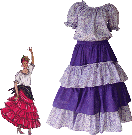 Mexican Fiesta Dresses Women - Mexican Costume (450x450), Png Download