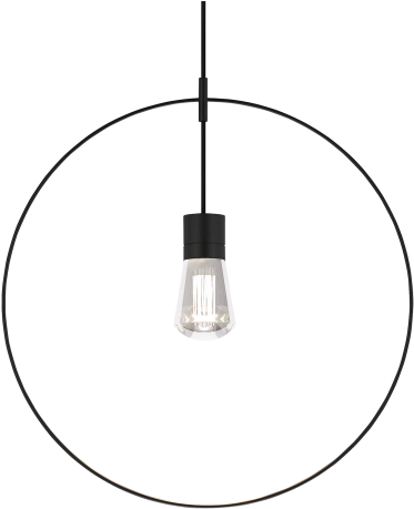 Locus Accessory 13" Small Black - Ceiling Fixture (480x480), Png Download