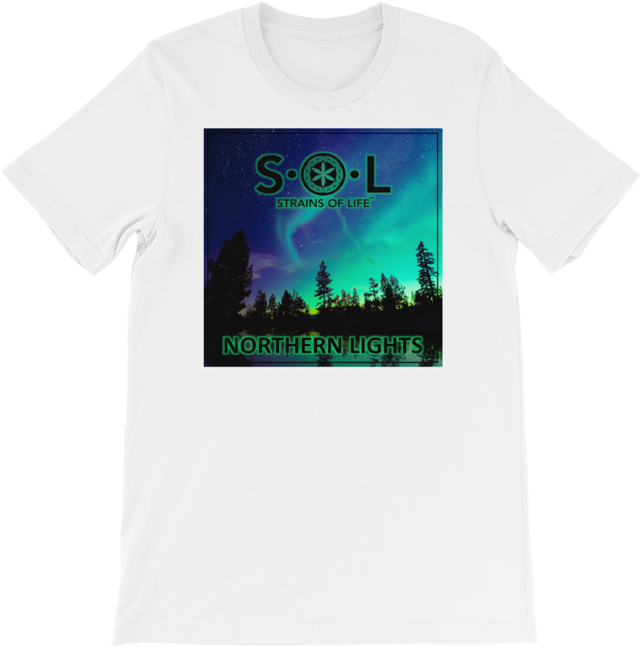 L Northern Lights Strain T-shirt - Sencor Sle 40f82m4 (1000x1000), Png Download