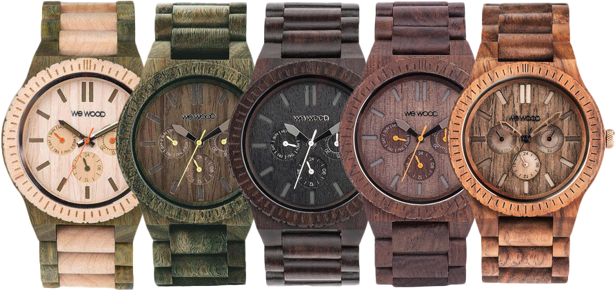 Kappa - Wewood Mens Kappa Nut Brushed Wooden Brown Strap 70315703 (900x500), Png Download
