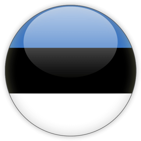 Estonia Round Flag (640x480), Png Download
