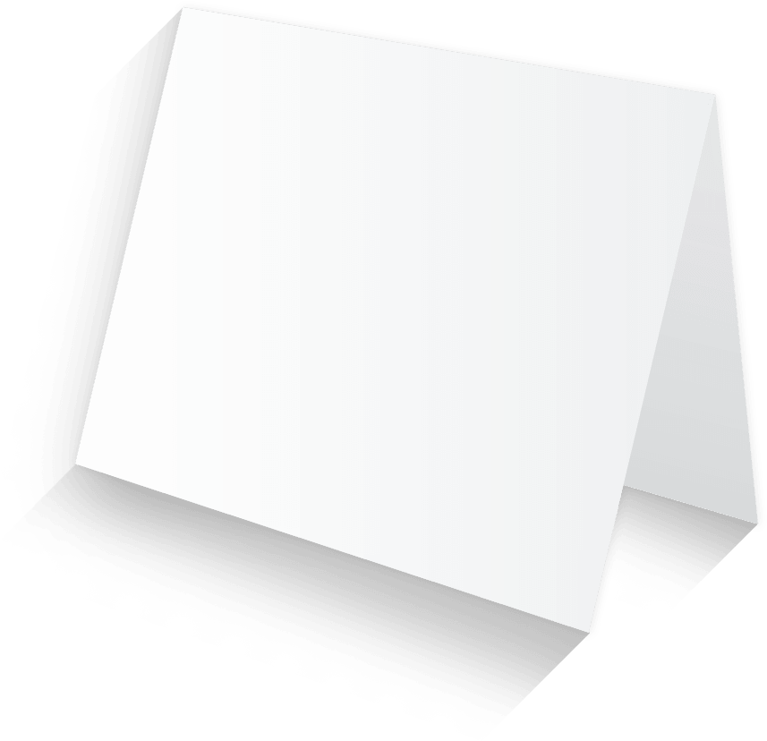Download White Folded Card Png Full Size PNG Image PNGkit