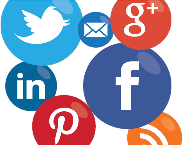 Social Media Icons Clipart Social Marketing - Social Media Symbol Transparent (640x480), Png Download