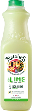 Natalie's Orchid Island Lime Juice 32 Oz - Natalies Orchid Island Juice Company Lemonade, Tea (374x556), Png Download