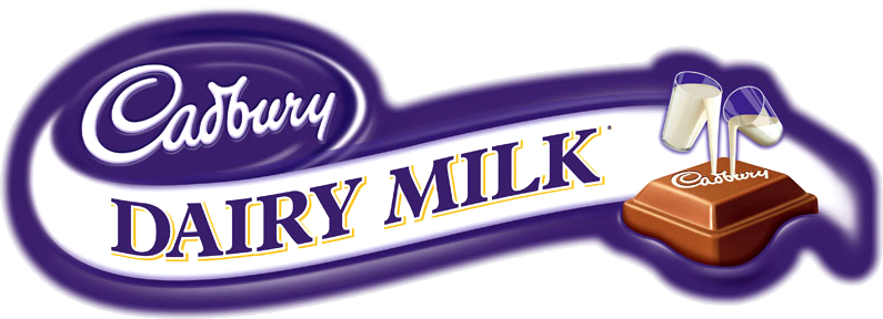 Cadbury Dairy Milk 2003 - Cadbury Dairy Milk Logo (795x288), Png Download