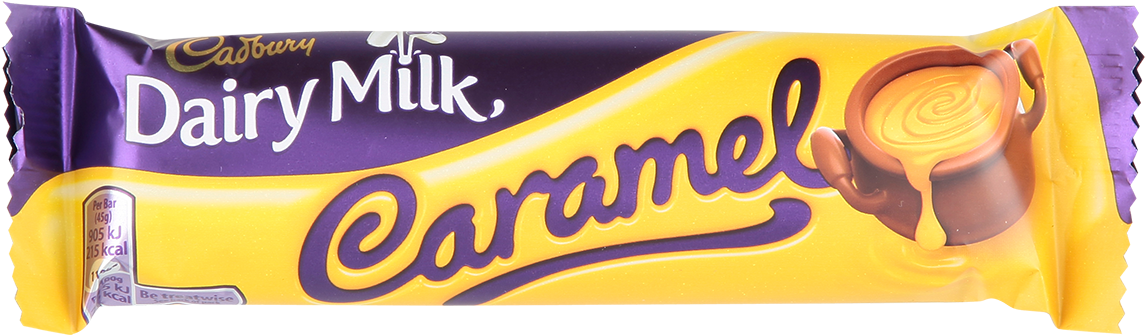 Dairy Milk Caramel 45g - Dairy Milk Caramel (1200x1200), Png Download
