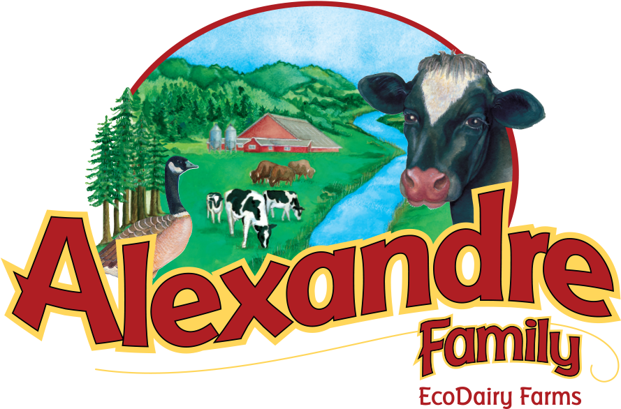 Alexandre Family Ecodairy Farms Organic Dairy Logo - Alexandre Farms (928x639), Png Download