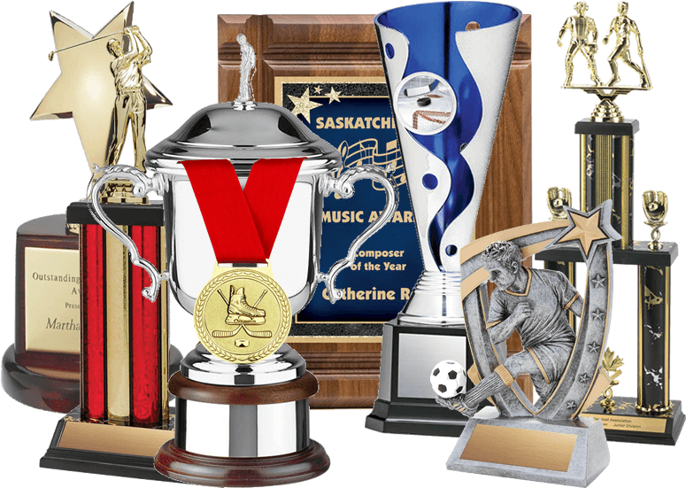 Trophies And Awards - Trophy And Medals Png (800x550), Png Download