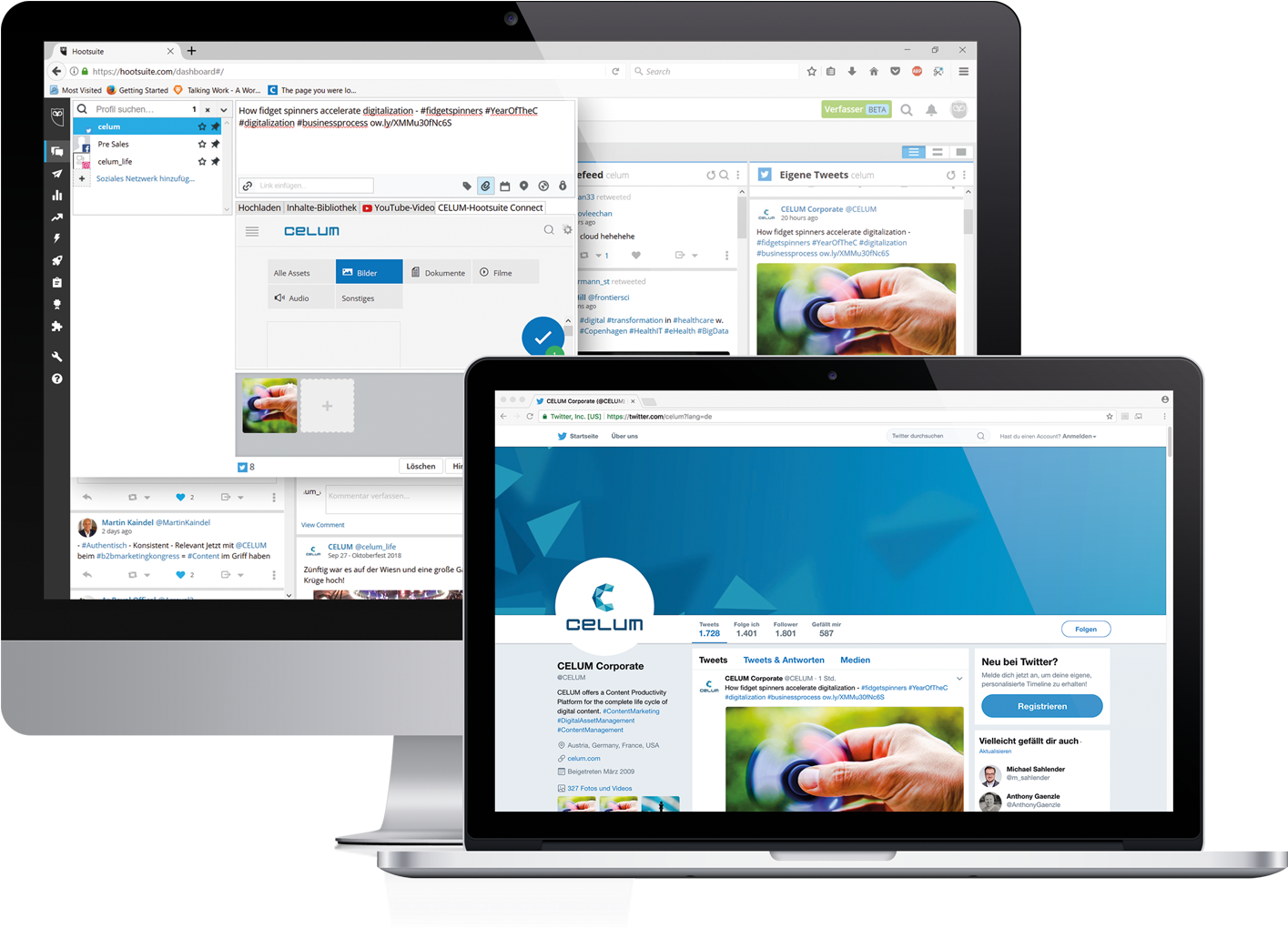 Hootsuite Assists You In Implementing Your Social Media - Operating System (1920x1080), Png Download