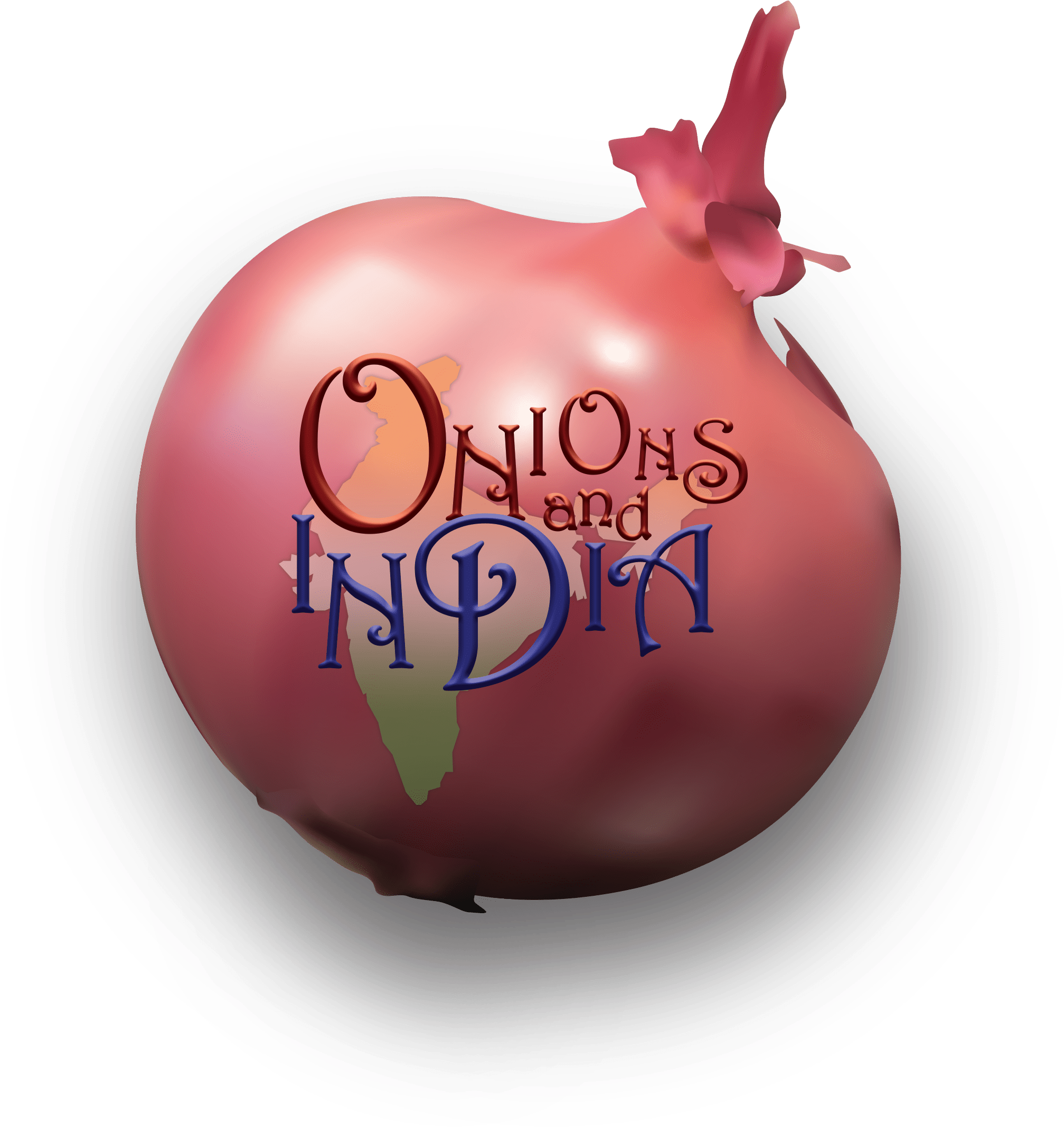 Onions And India Logo Fix Shadow - Balloon (2400x2209), Png Download