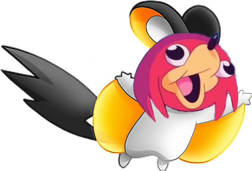 Emolga Knows Da Wae Emolga Pokemon Ugandanknuckles - Pokémon (1024x1024), Png Download