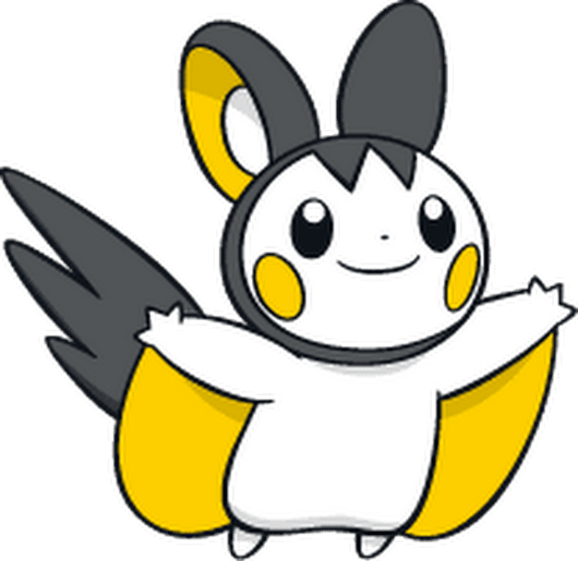 Emolga Easy To Draw (530x515), Png Download