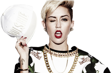 Via Tumblr - Miley Cyrus Illuminati (500x278), Png Download