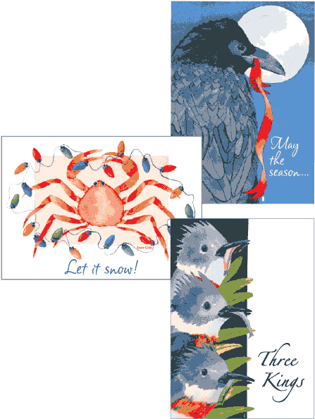 Christmas In Alaska Cards - Alaska (454x599), Png Download