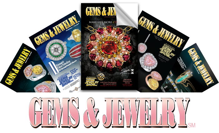 Gems And Jewelry Magazine (700x426), Png Download