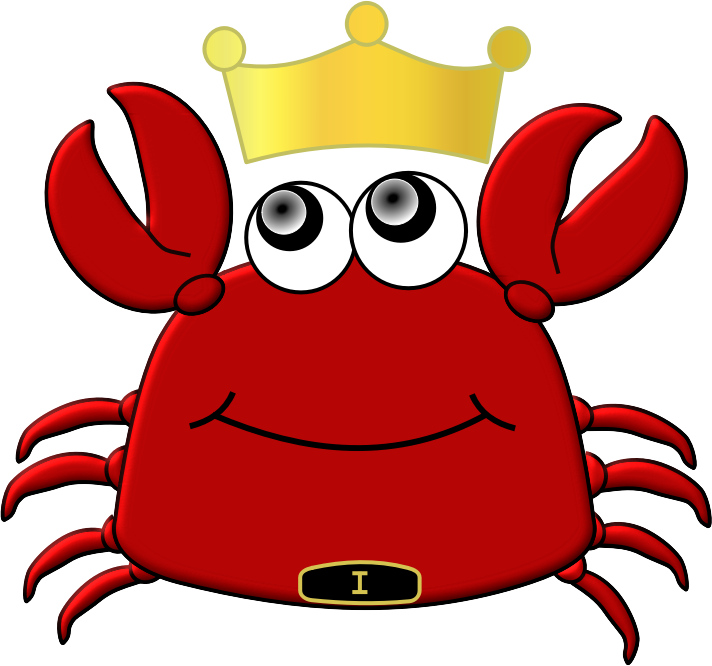 Red King Crab Crab Cake Decapods - King Crab Clip Art (364x340), Png Download