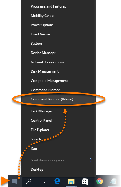 Right-click The Windows Start Button And Select Command - Name Server (419x644), Png Download