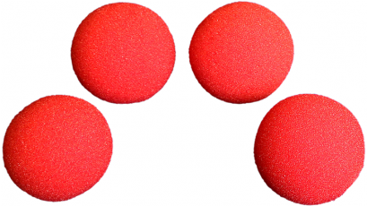 2 Inch High Density Ultra Soft Sponge Ball Pack Of - Inch (408x450), Png Download