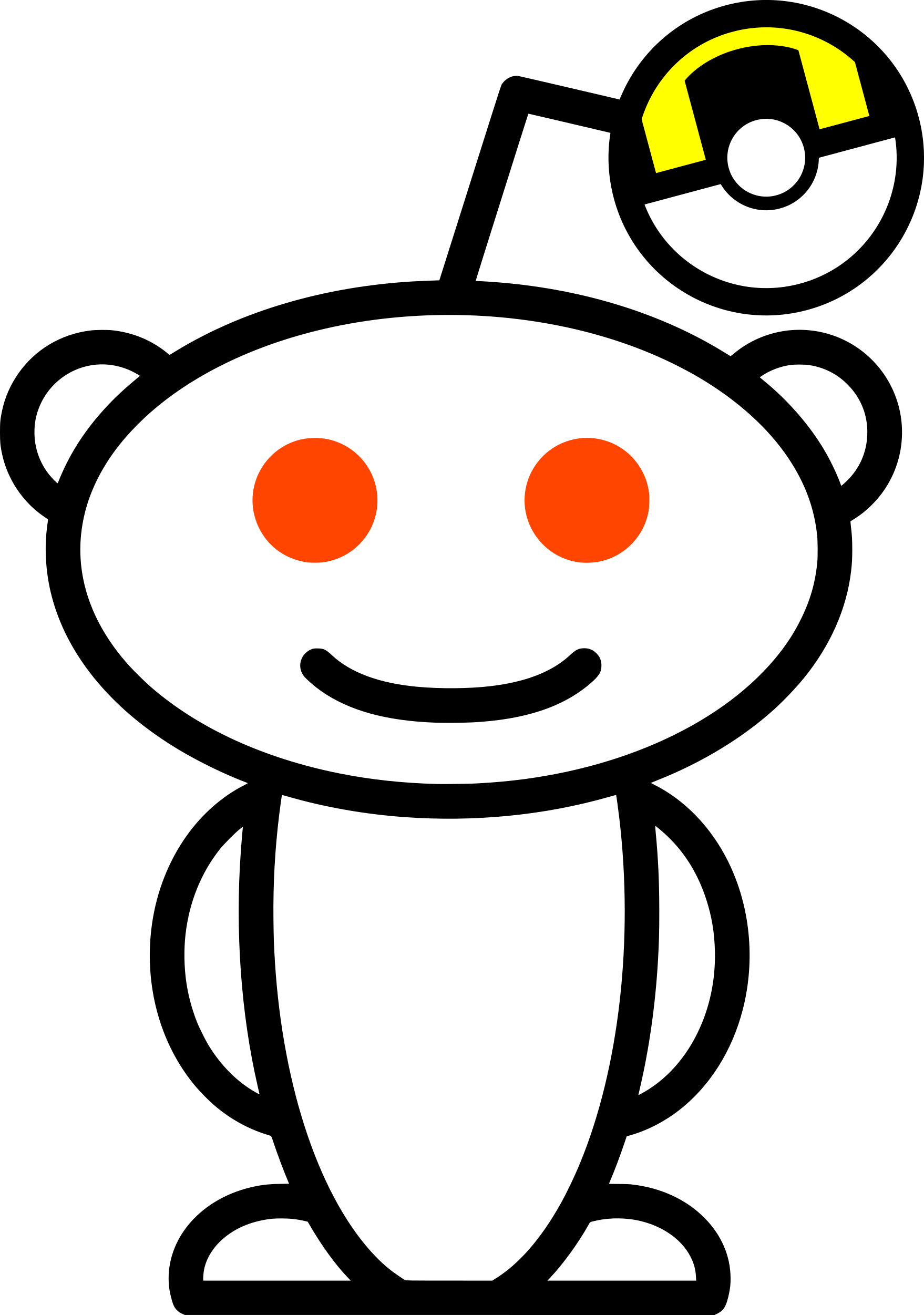 Snoo With Ultra Ball - Reddit Alien Png (1758x2502), Png Download