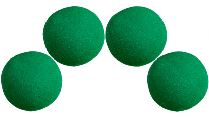 2 Inch High Density Ultra Soft Sponge Ball Pack Of - Inch (408x450), Png Download