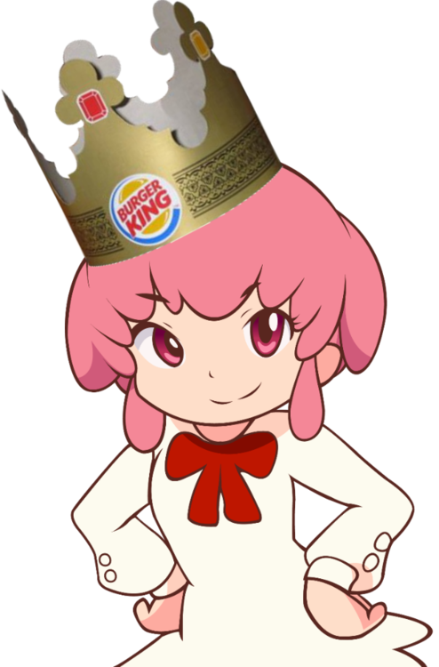 Nonon Jakuzure Clothing Red Pink Facial Expression - Burger King Hot Fries - 1.75 Oz (494x750), Png Download
