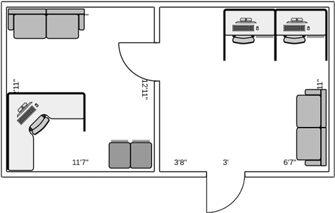 Drag And Drop - Floor Plan Of Production Area (500x400), Png Download