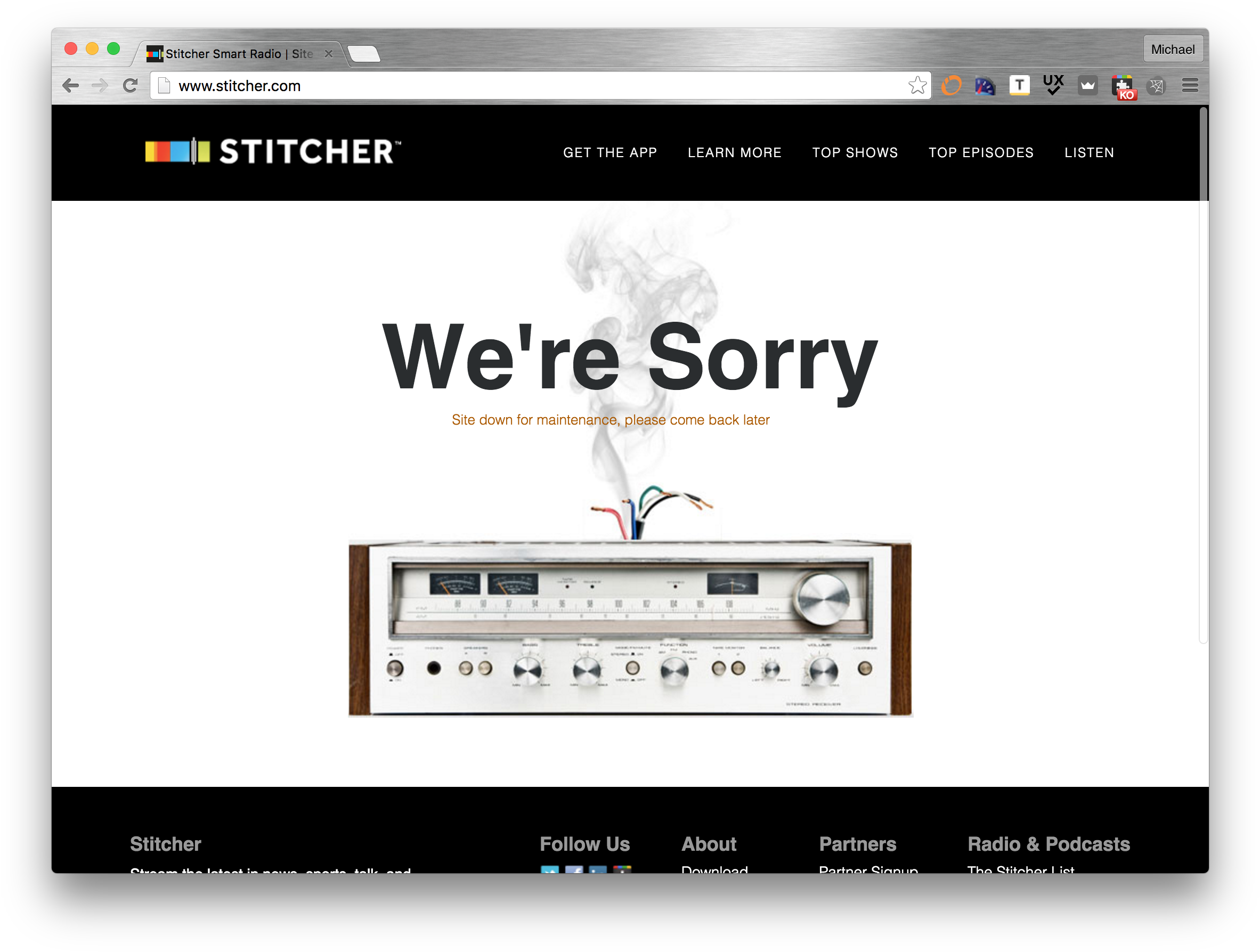 Stitcher Radio (2396x1810), Png Download
