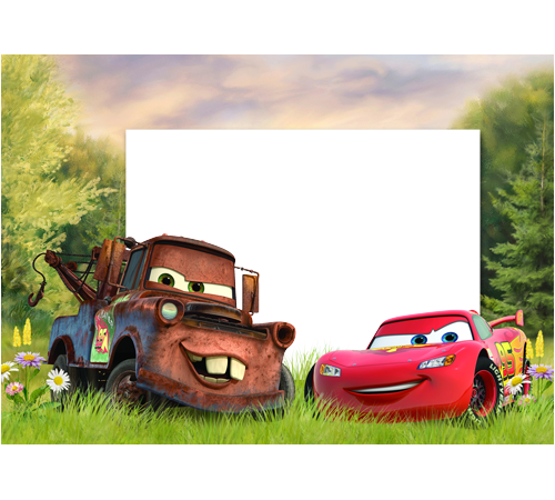 Rayo Mcqueen Listo Para Comenzar Más - Lightning Mcqueen And Mater Clipart (500x450), Png Download