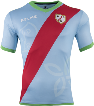 18-19 Rayo Vallecano Third Away Blue Soccer Jersey - Football (500x500), Png Download