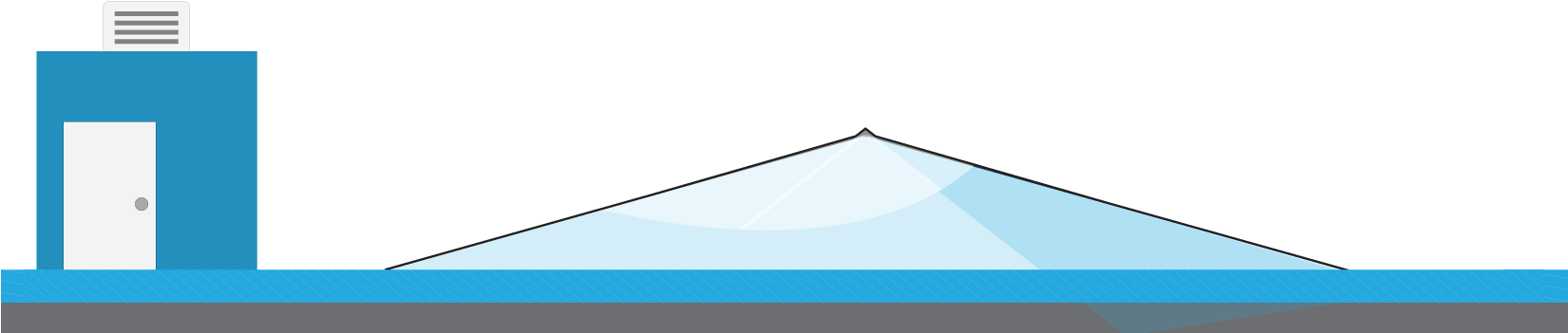 Rooftop - Triangle (1650x360), Png Download
