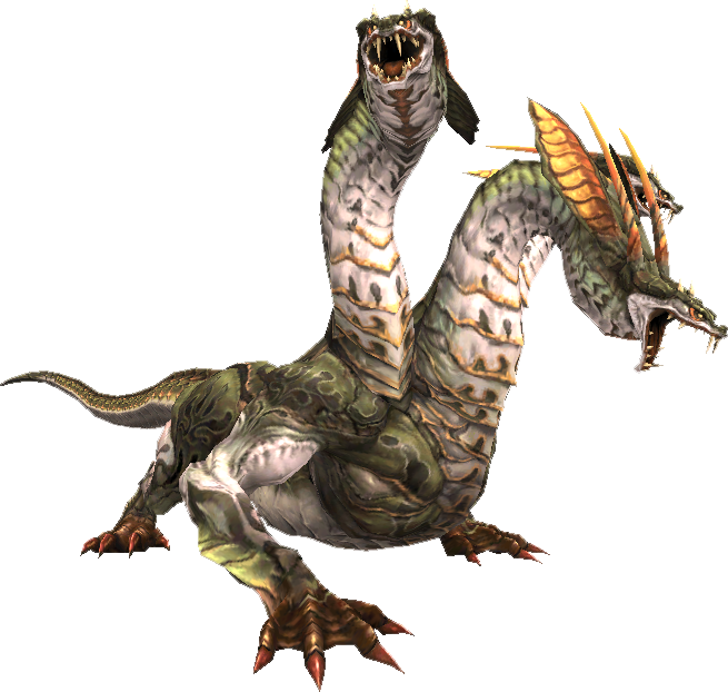 Hydra 2 - Hydra Final Fantasy (655x622), Png Download