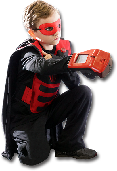 Heroboy Red Lasertag2 - Hero Blast Icombat (412x600), Png Download