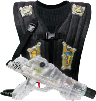 Laser Gun And Vest (360x383), Png Download