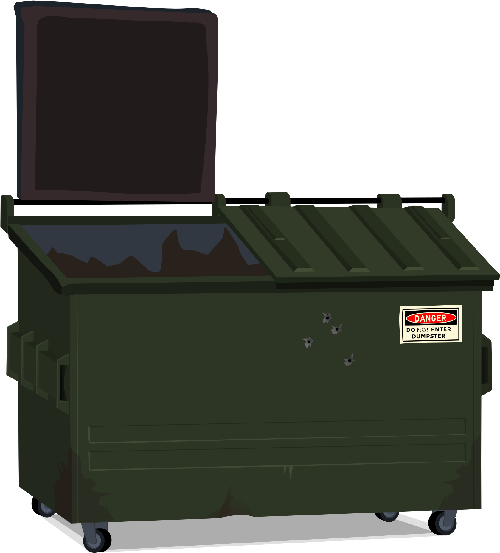 Dumpster Png (2400x2400), Png Download
