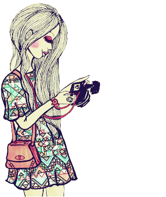 Free Icons Png - Drawing Girl And Quotes (500x409), Png Download