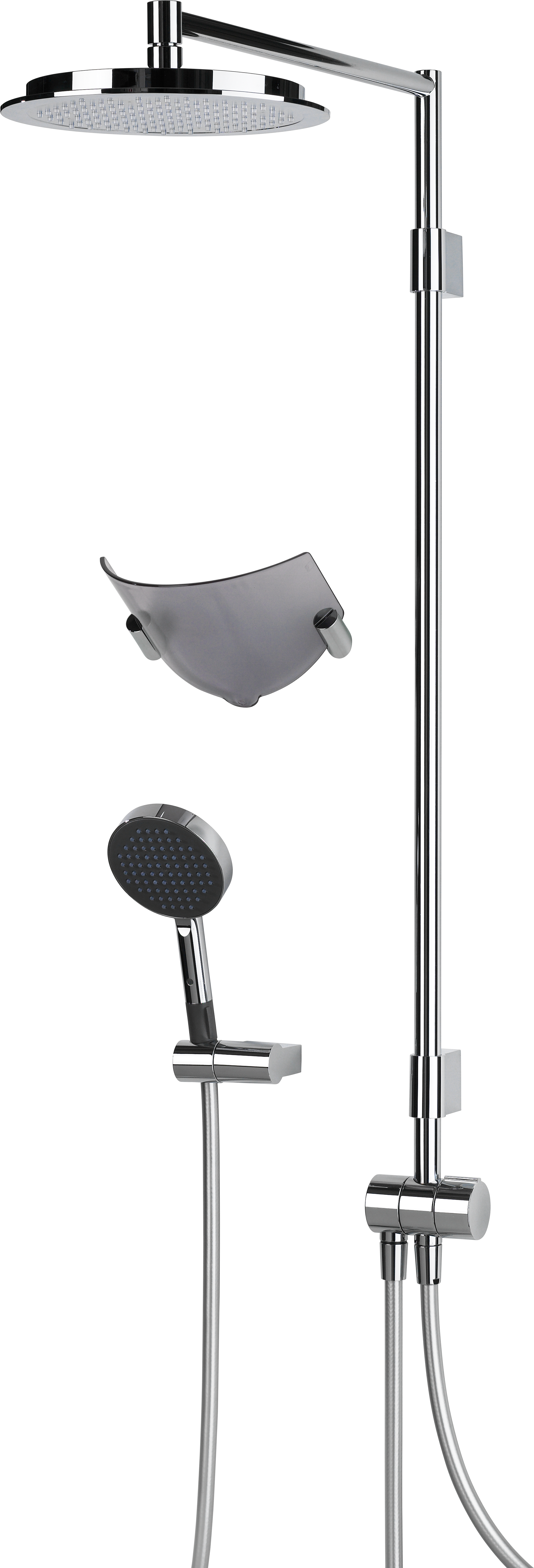 392 Oras Hydra, Overhead Shower Set, - Oras Hydra 390 (3392x9960), Png Download