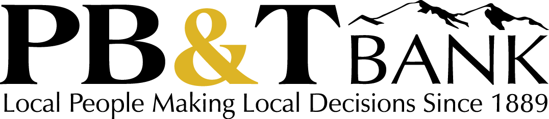 P B And T Bank Logo - Pueblo Bank And Trust Logo (1076x234), Png Download