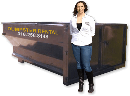 7 Day Rental $259 - Dumpster (500x375), Png Download