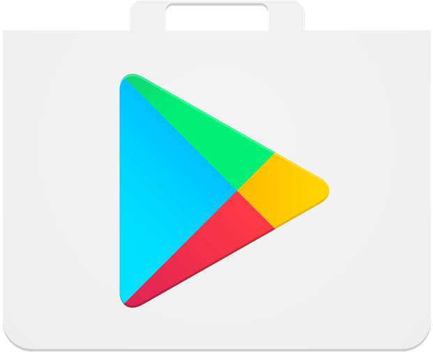 Google Bids Farewell To Play Store's Shopping Bag Logo - Play Store Logo Png (670x503), Png Download