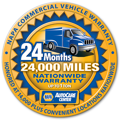 500xtruck24 24 Pom Warranty Logo Copy - Napa Auto Care Center Promotions (500x500), Png Download