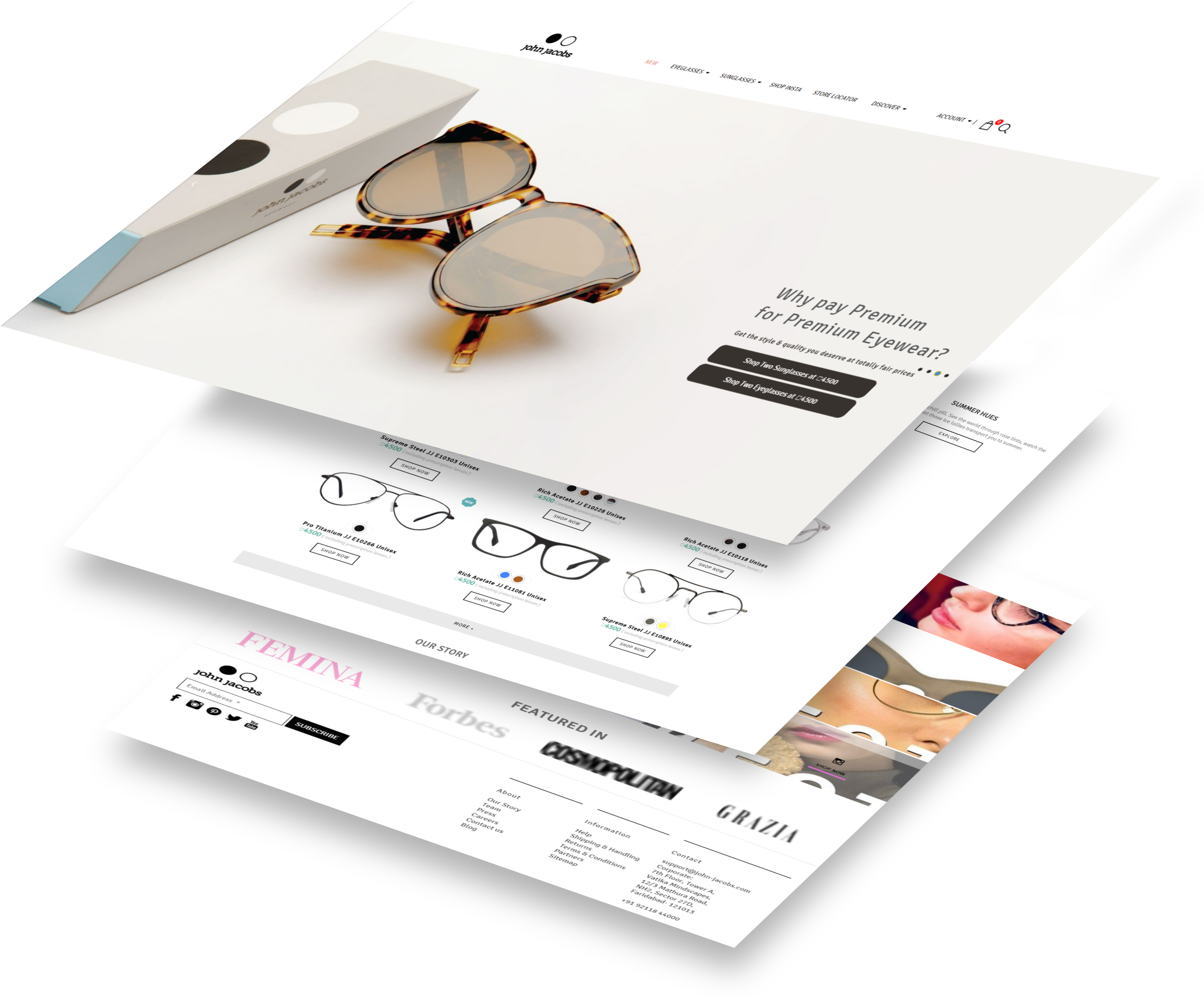 John Jacobs Eyewear (2863x2863), Png Download