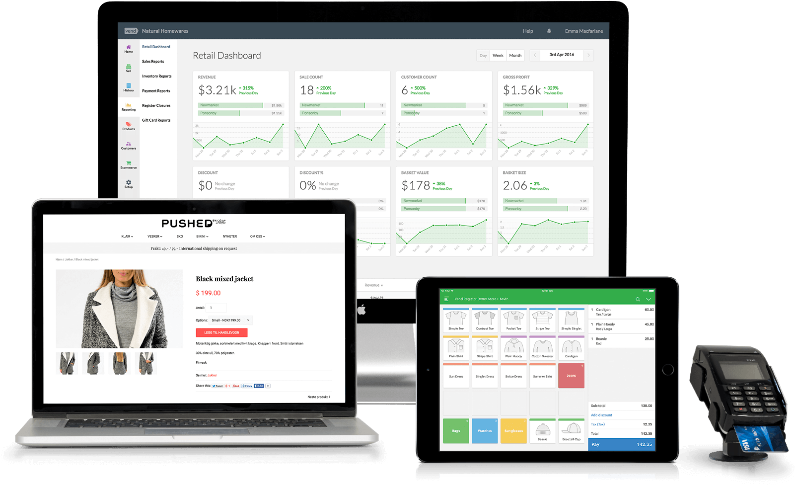 Vend Pos Vend Pos - Vend Point Of Sale (1614x1002), Png Download