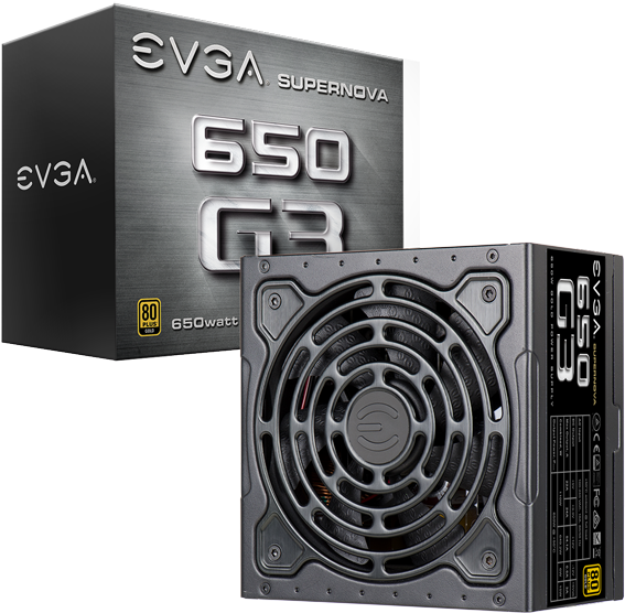Evga 220 G3 0650 Y1 Supernova 650 G3, 80 Plus Gold - Evga Supernova 1000 G3 (600x600), Png Download