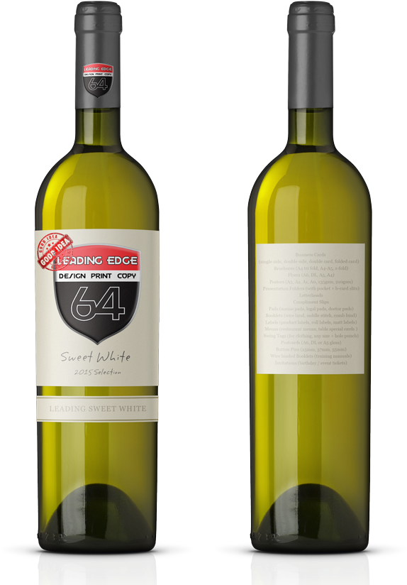Custom Items - Wine Bottle Design Mock Up (595x866), Png Download
