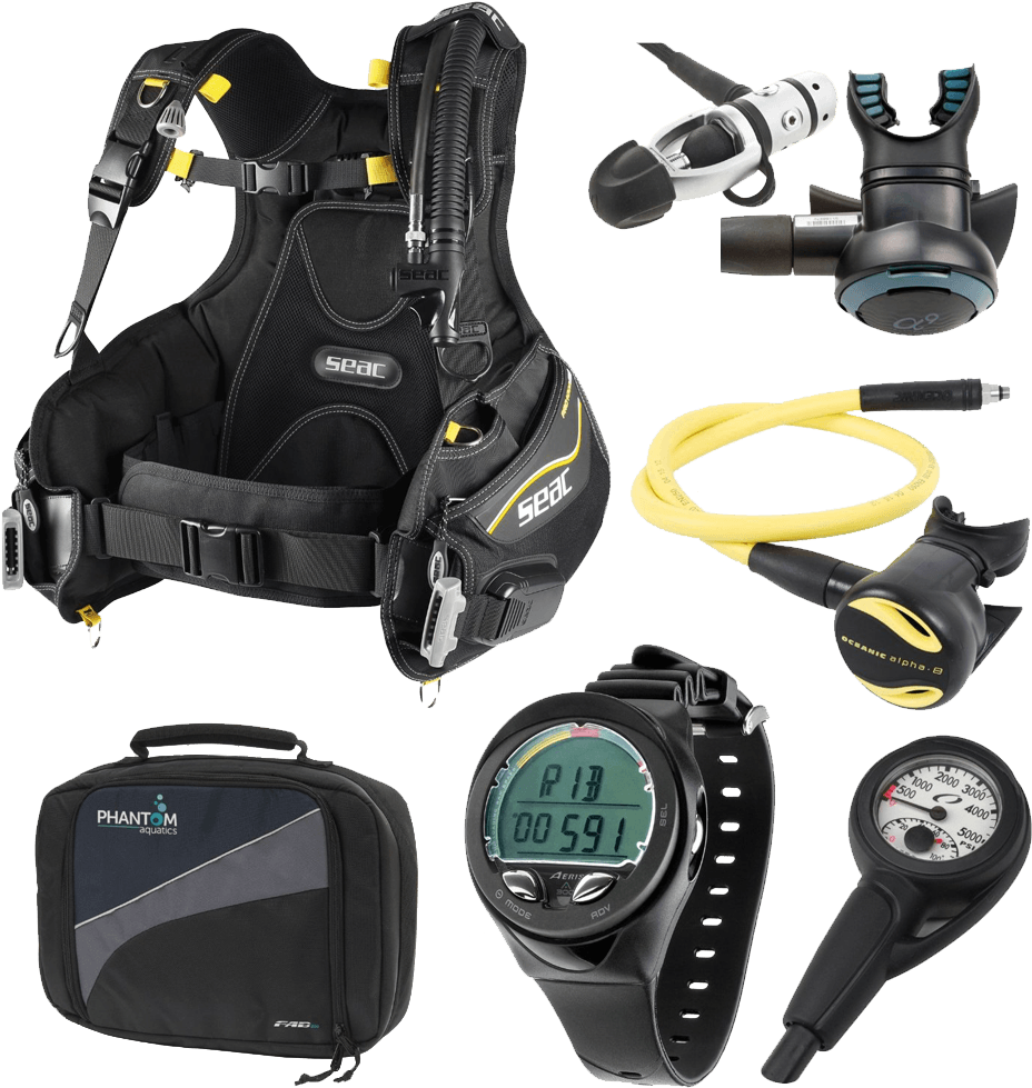 Download Oceanic Scuba Diving Gear Equipment Package 1 Seac Pro 1000