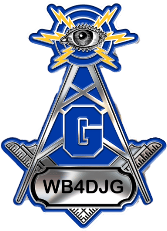 Png Library Stock Masonic Pin Upon The - Masonic Ham Radio (381x475), Png Download