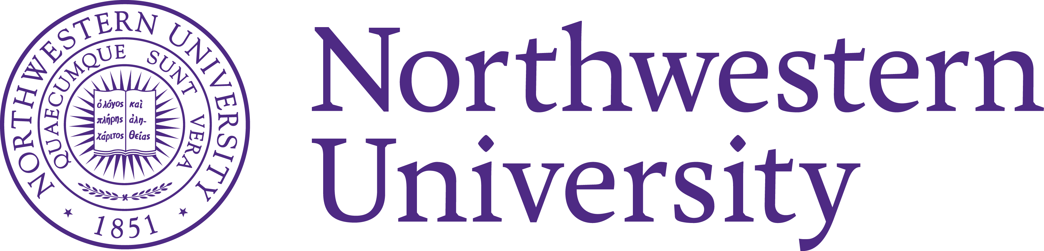 Northwestern University Osher Center For Integrative - Northwestern University Logo (1200x289), Png Download
